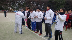 橘クラブメダル授与